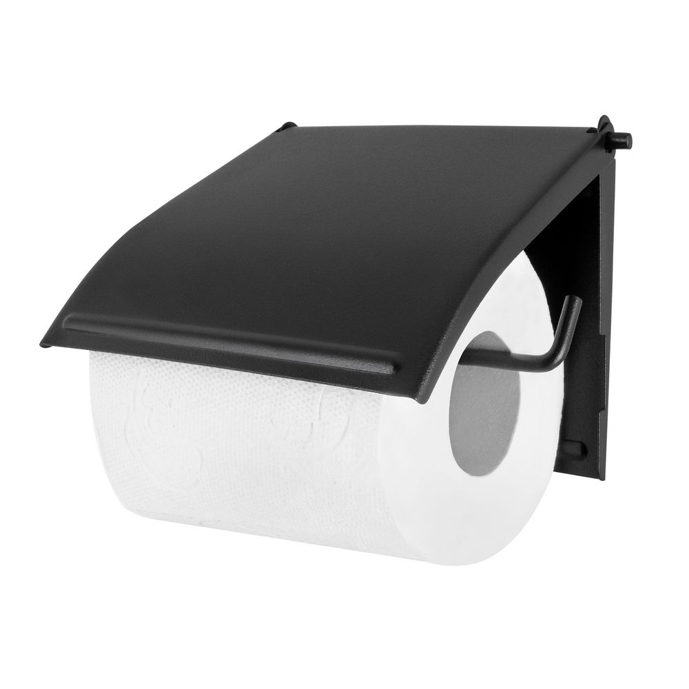 uchwyt na papier toaletowy czarny-AWD02091780